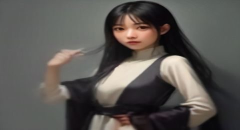 silk女性向古风系列作品画面，精致汉服场景中两位角色对视，暖橙烛光营造出古典浪漫氛围